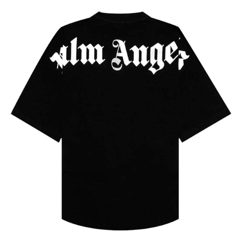 Palm Angels Classic Back Logo Oversized Black T-Shirt