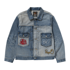BAPE x Sean Wotherspoon Crazy Denim Jacket Indigo