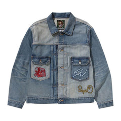 BAPE x Sean Wotherspoon Crazy Denim Jacket Indigo