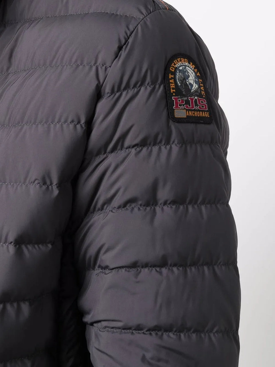 logo-patch puffer jacket