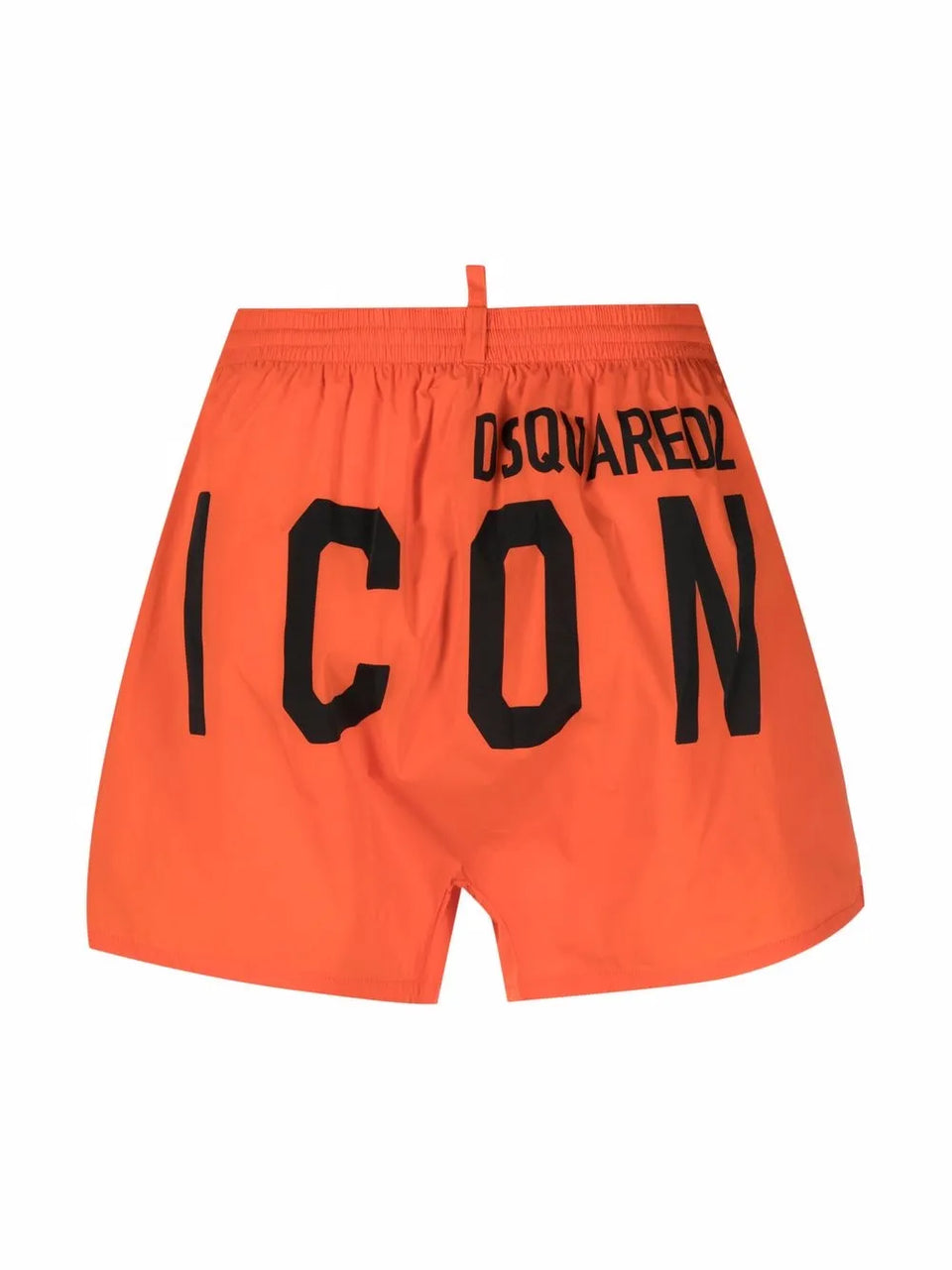 Icon-print drawstring swim shorts