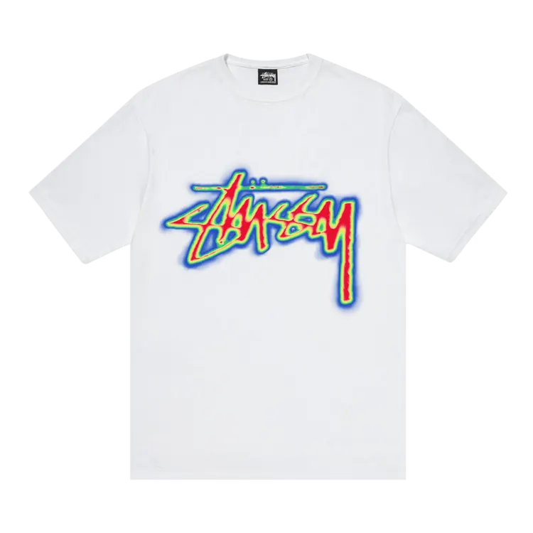 Stussy Thermal Stock T-Shirt White