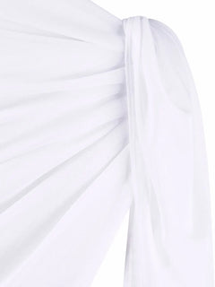 sheer wrap-around sarong