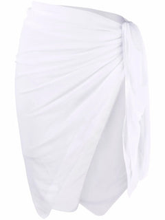 sheer wrap-around sarong