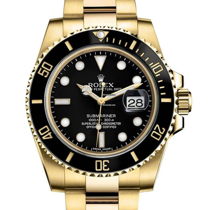 Rolex | Submariner | 116618LN | Yellow gold | Yellow gold | Automatic