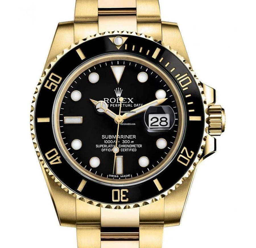 Rolex | Submariner | 116618LN | Yellow gold | Yellow gold | Automatic