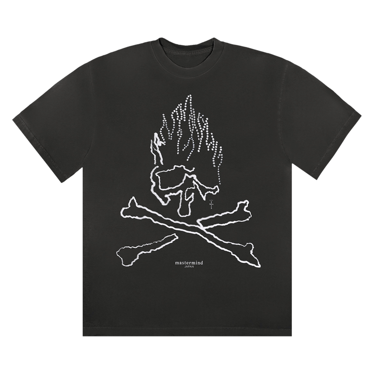 Cactus Jack by Travis Scott For Mastermind Skull T-Shirt Black