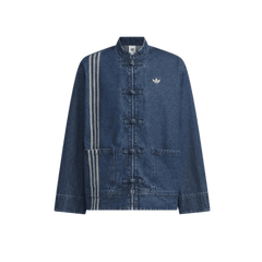 adidas CTT Oversized Chinese Track Top 3.0 Jacket Medium Blue Denim