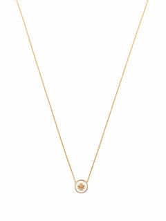 Kira enamel pendant necklace