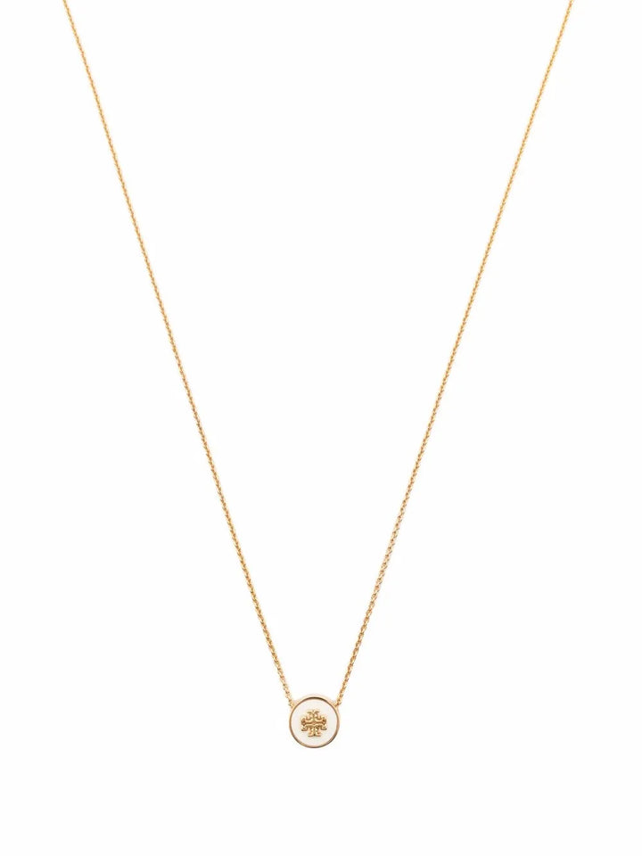 Kira enamel pendant necklace