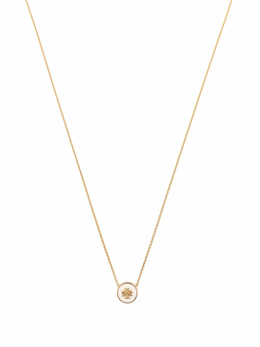 Kira enamel pendant necklace
