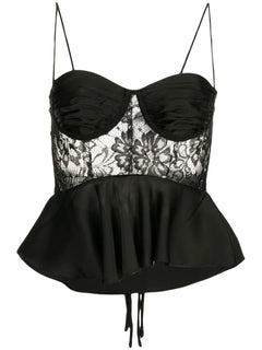 lace-detail camisole top