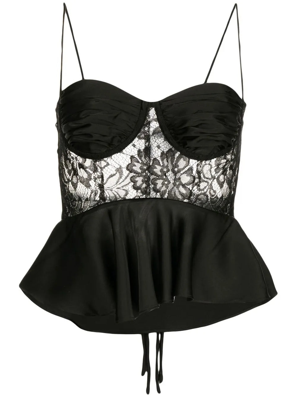 lace-detail camisole top