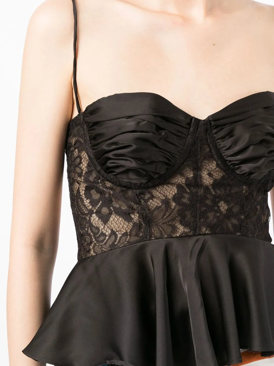 lace-detail camisole top