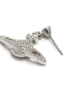 crystal orb earrings