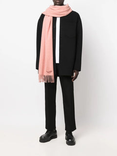fringed wool scarf