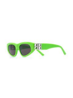 logo-plaque arm sunglasses