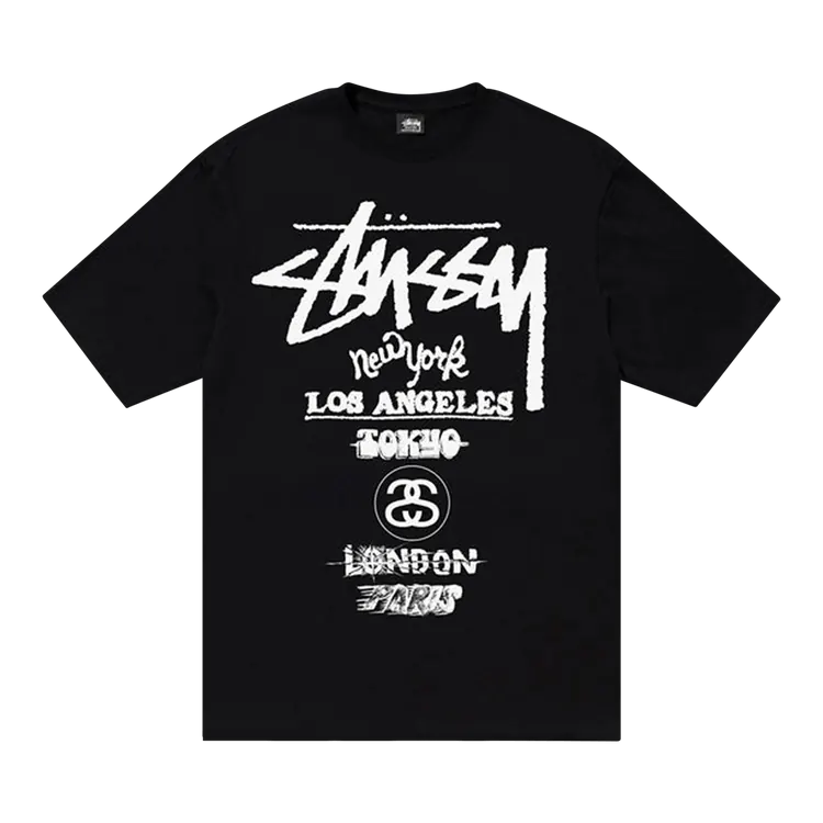 Stussy Tour T-Shirt Black