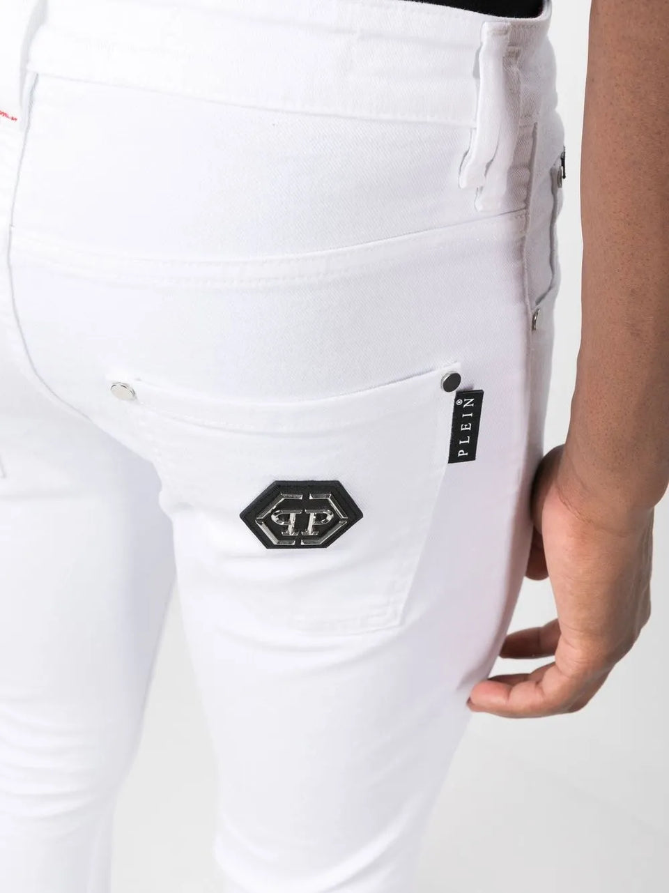 mid-rise skinny jeans