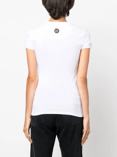 crystal-embellished script T-Shirt