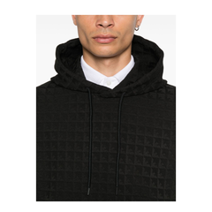 Lyocell-blend Jacquard Jersey Hoodie