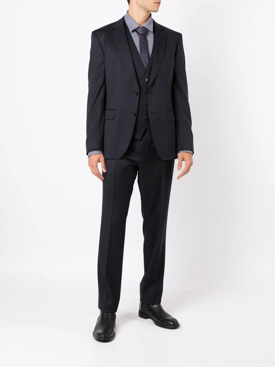 single-breasted fitted blazer
