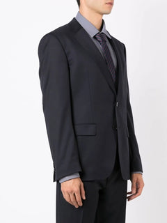 single-breasted fitted blazer