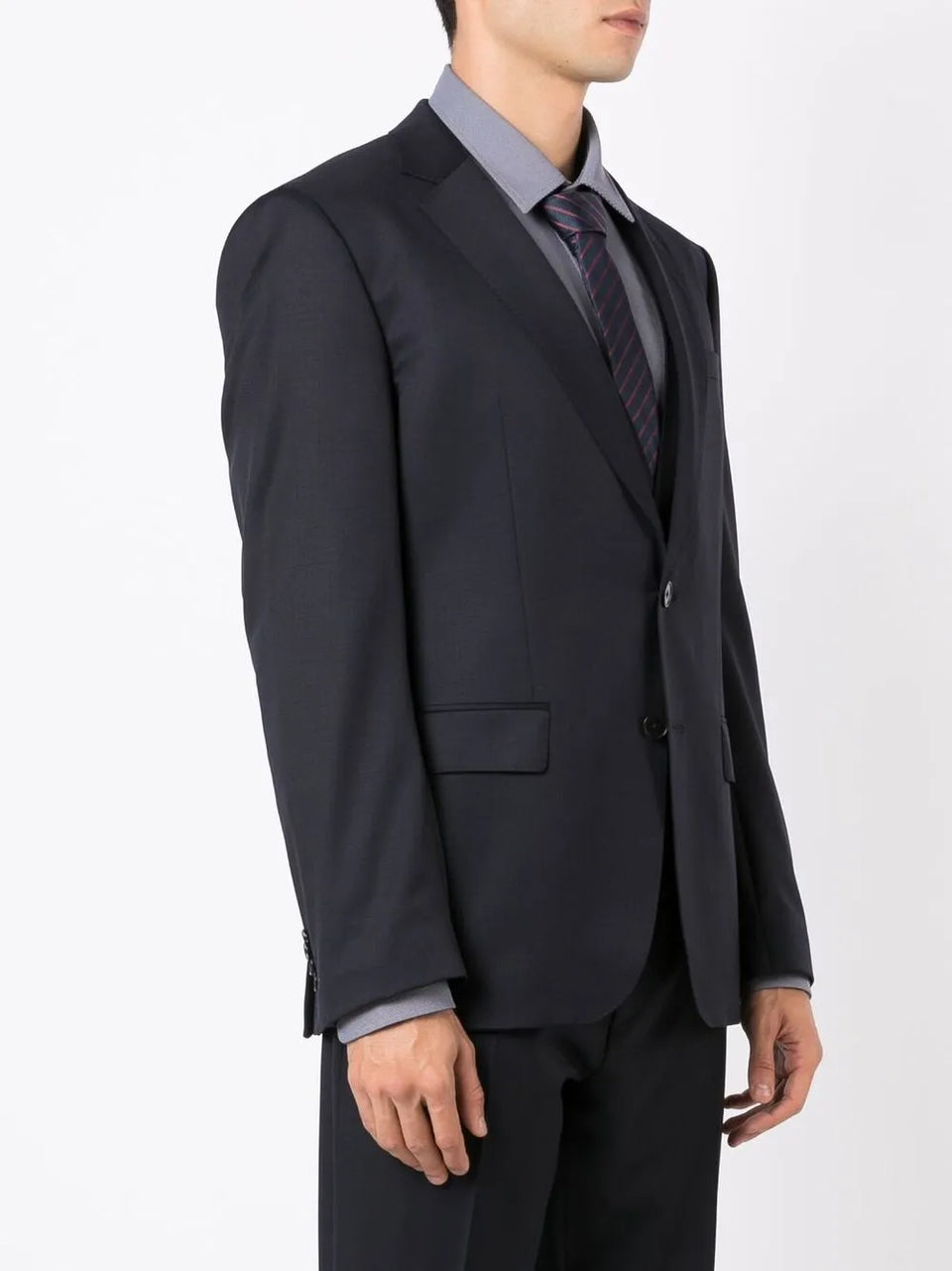 single-breasted fitted blazer