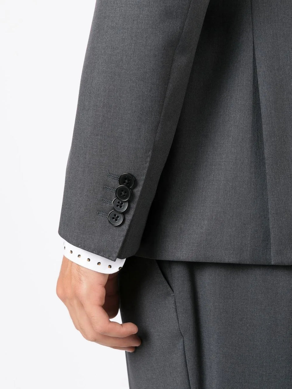 single-breasted fitted blazer