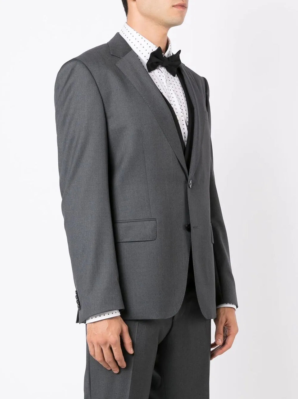 single-breasted fitted blazer
