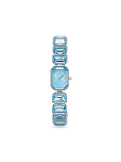 Octagon cut quartz watch