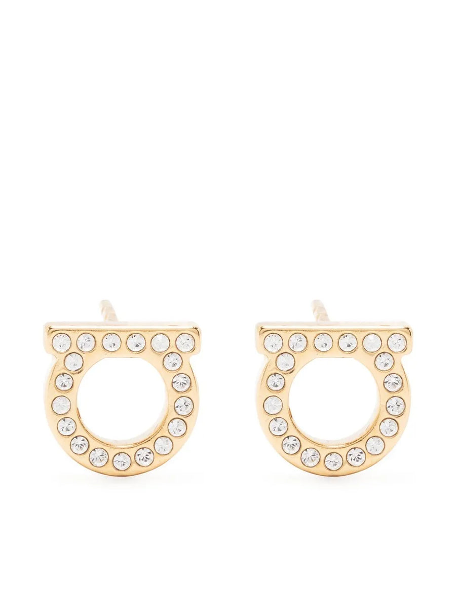 Gancini embellished earrings