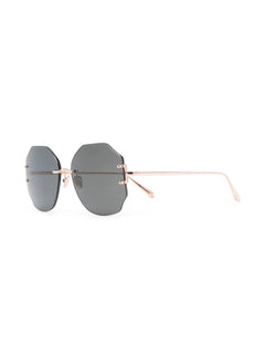 Lisette geometric-frame sunglasses