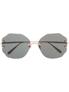 Lisette geometric-frame sunglasses