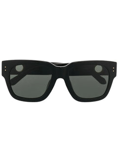 Amber oversized-frame sunglasses