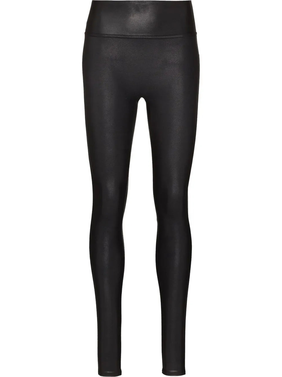 faux-leather leggings