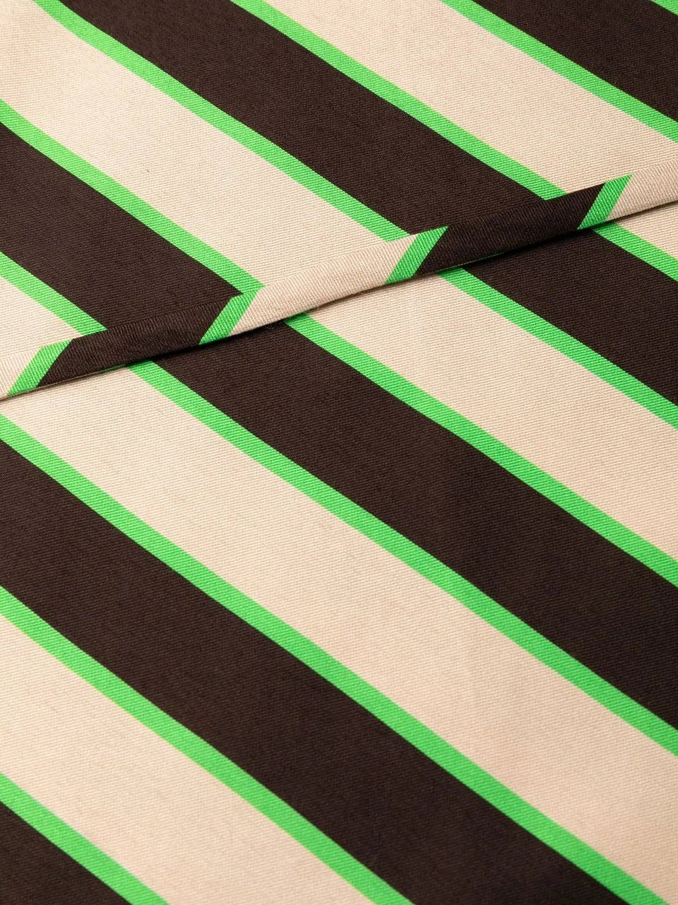 chevron-print rear-tie dress