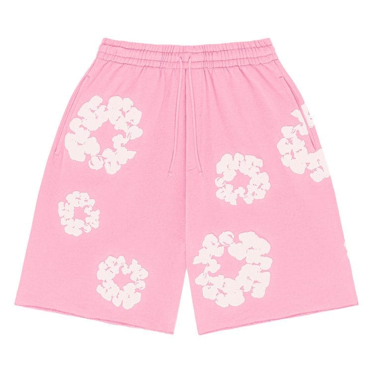 Denim Tears The Cotton Wreath Shorts Pink
