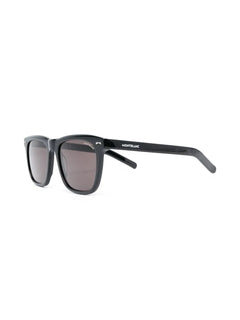 square-frame tinted-lens sunglasses