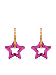 Greca star-shaped drop earrings