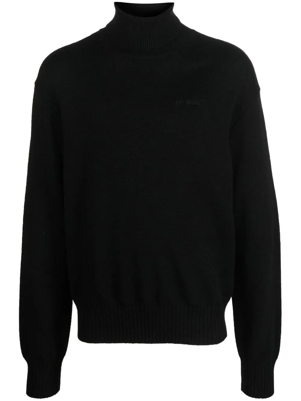 roll-neck wool jumper