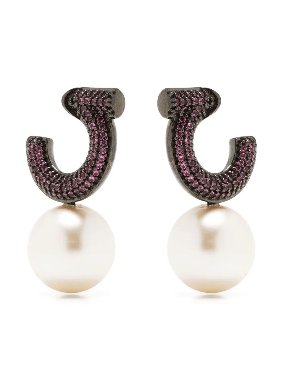 pearl drop earrings