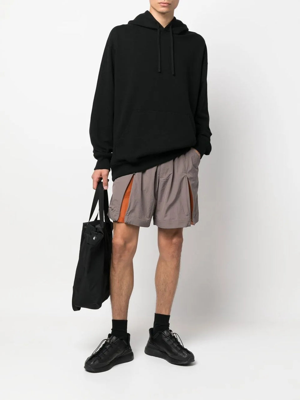 colour-block track shorts