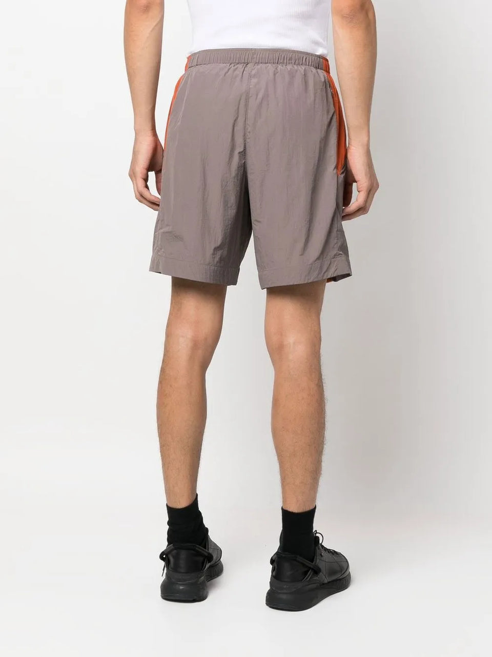 colour-block track shorts