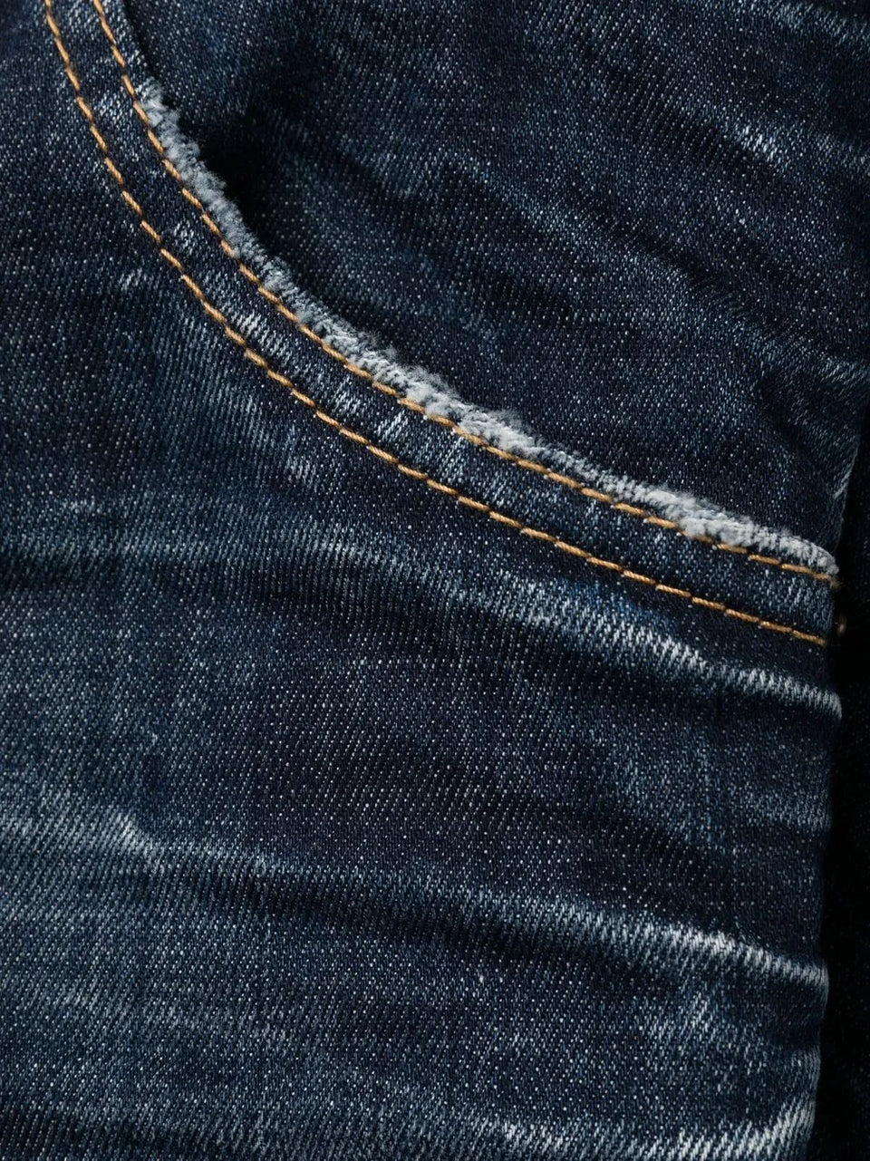 logo-patch slim-cut jeans