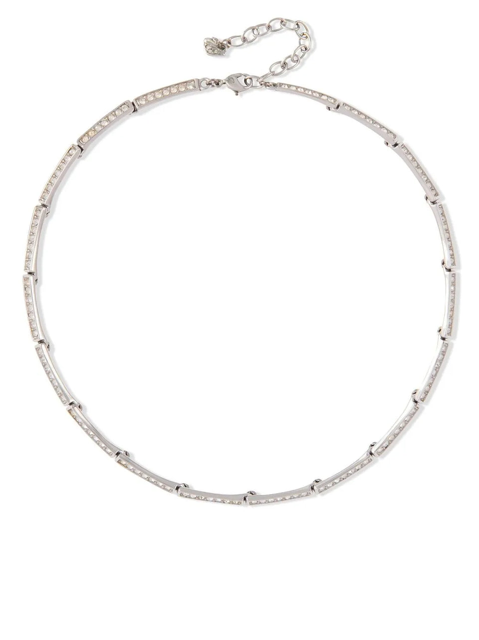 1990s Swarovski crystal-embellished necklace