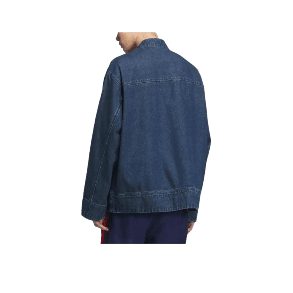 adidas CTT Oversized Chinese Track Top 3.0 Jacket Medium Blue Denim