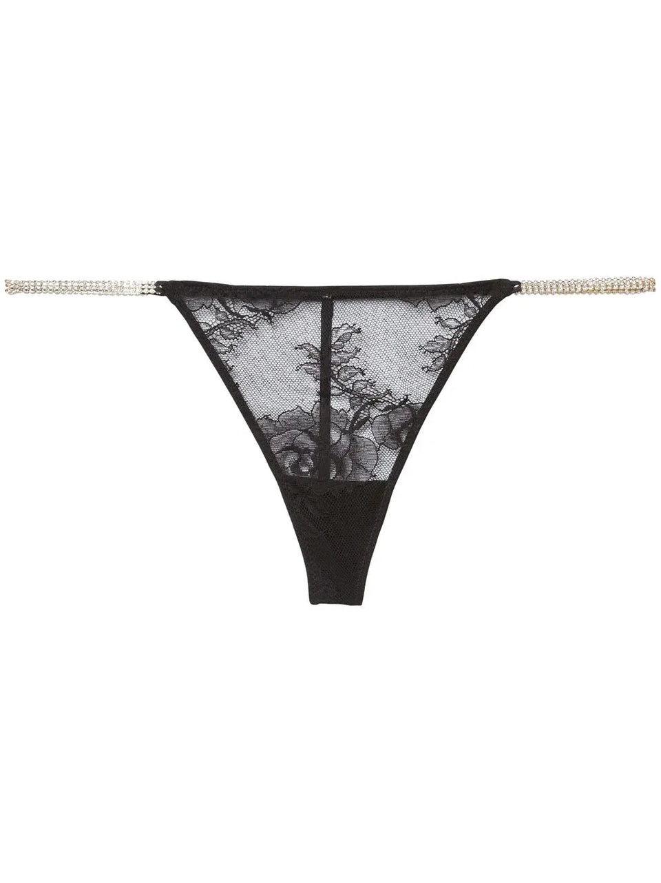 Crystal Bouquet lace V-string