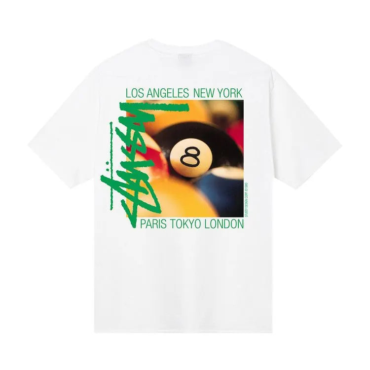 Stussy Billiards T-Shirt White