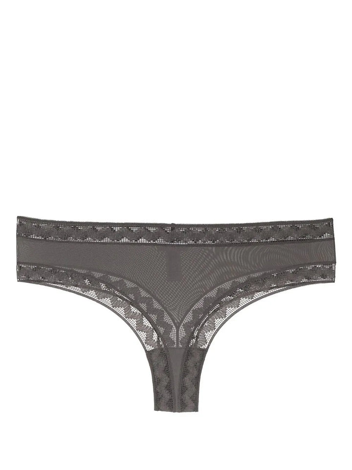 Gabby zigzag-trim Brazilian briefs